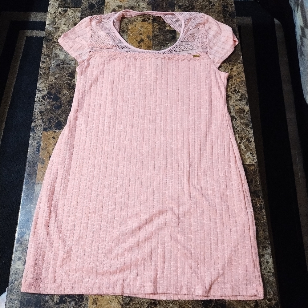Tahari Pointelle pink nightgown